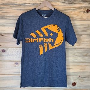 Dirt Fish Men's Grey T Shirt,  Small,  NWOT